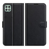 Samsung Galaxy A22 5G Etui Litchi Svart