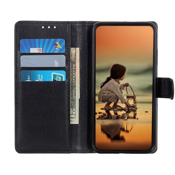Rvelon Samsung Galaxy A22 4G Etui Stativfunksjon Svart
