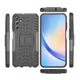 Samsung Galaxy A24 Deksel Dekkmønster Stativfunksjon Svart