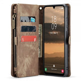 CaseMe Samsung Galaxy A25 Etui 008 Series Avtakbart Deksel Brun