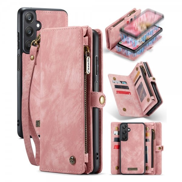 CaseMe Samsung Galaxy A25 Etui 008 Series Avtakbart Deksel Rosa