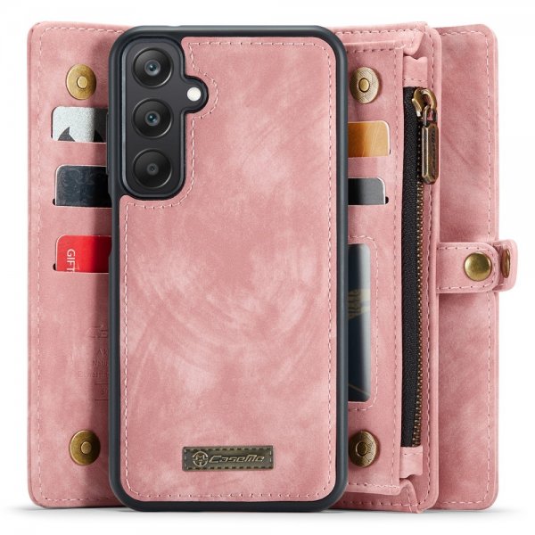 CaseMe Samsung Galaxy A25 Etui 008 Series Avtakbart Deksel Rosa