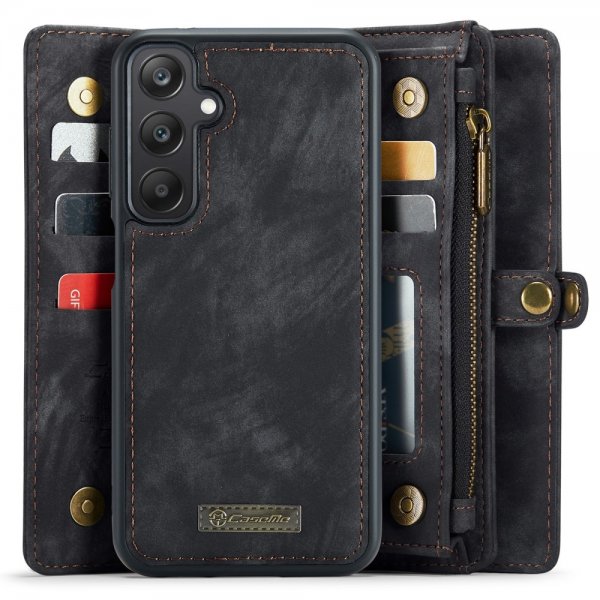 CaseMe Samsung Galaxy A25 Etui 008 Series Avtakbart Deksel Svart