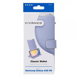 Vivanco Samsung Galaxy A25 Etui Classic Wallet Lavendel
