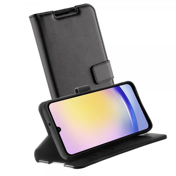 Vivanco Samsung Galaxy A25 Etui Classic Wallet Svart