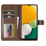 Lc.Imeeke Samsung Galaxy A25 Etui med Kortlomme stativfunksjon Mørkebrun