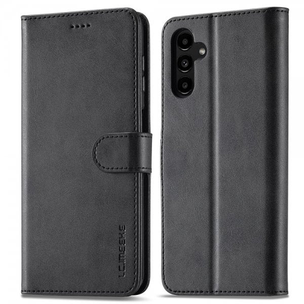 Lc.Imeeke Samsung Galaxy A25 Etui med Kortlomme stativfunksjon Svart