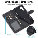 Lc.Imeeke Samsung Galaxy A25 Etui med Kortlomme stativfunksjon Svart