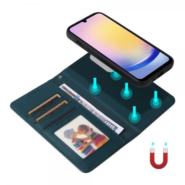 Betopnice Samsung Galaxy A25 Etui Avtagbart Deksel 005 Blå