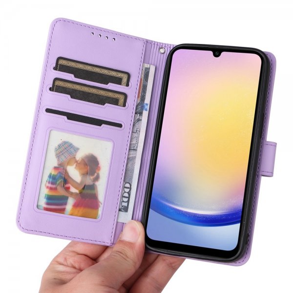 Betopnice Samsung Galaxy A25 Etui Avtagbart Deksel 005 Lilla