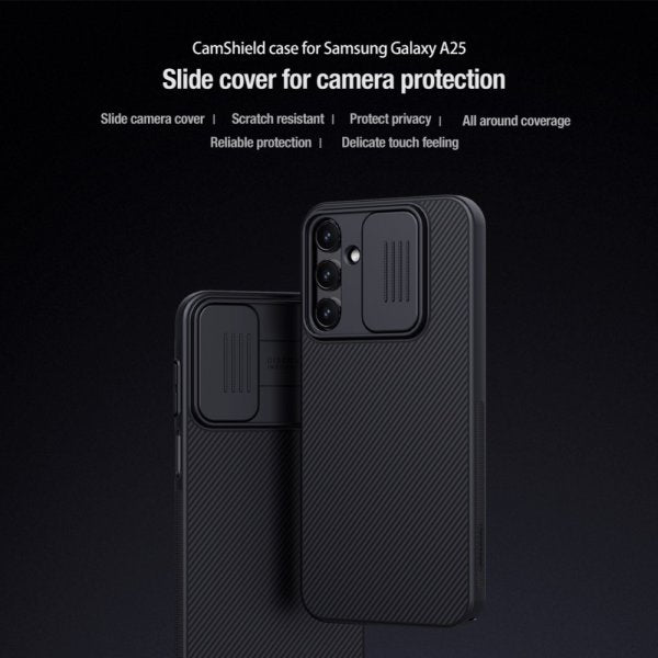 Nillkin Samsung Galaxy A25 Deksel CamShield Svart
