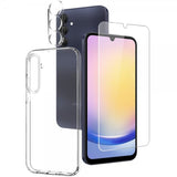 Northjo Samsung Galaxy A25 Deksel med Skjermbeskytter og Kamerabeskytter 3-i-1