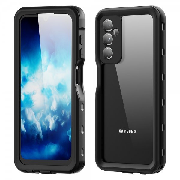 Redpepper Samsung Galaxy A25 Deksel Vanntett IP68 Svart