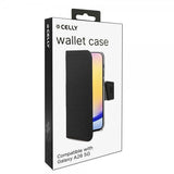 Celly Samsung Galaxy A26 Etui Wally Wallet Case Svart