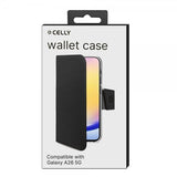Celly Samsung Galaxy A26 Etui Wally Wallet Case Svart