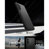 Spigen Samsung Galaxy A26 Deksel Liquid Air Matte Black
