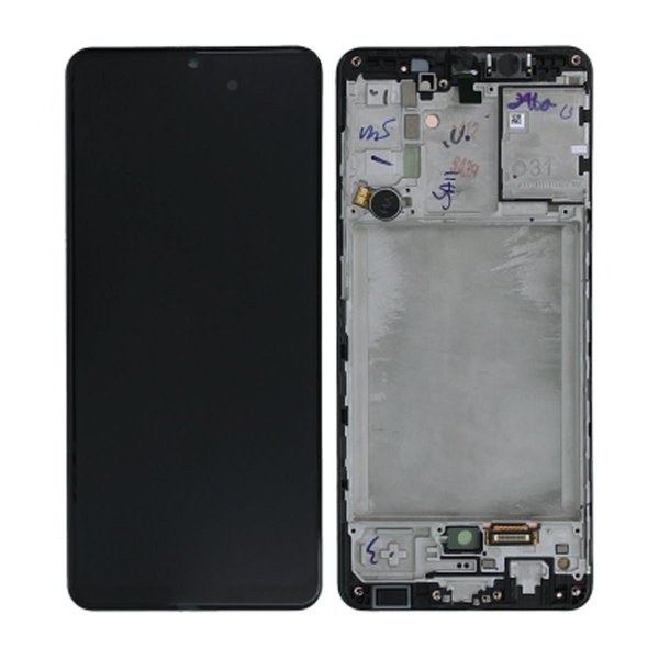 Samsung Samsung Galaxy A31 Skjerm med LCD Display Original - Svart