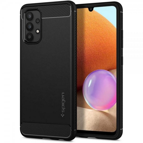Spigen Samsung Galaxy A32 5G Deksel Rugged Armor Matte Black