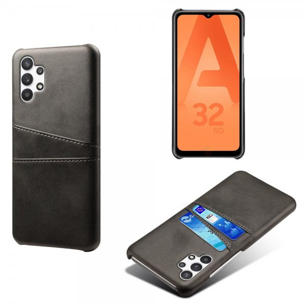 Samsung Galaxy A32 5G Deksel To Kortlommer Svart