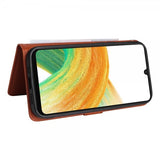 Betopnice Samsung Galaxy A33 5G Etui Avtagbart Deksel 005 Brun