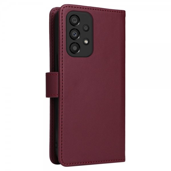 Betopnice Samsung Galaxy A33 5G Etui Avtagbart Deksel 005 Rød
