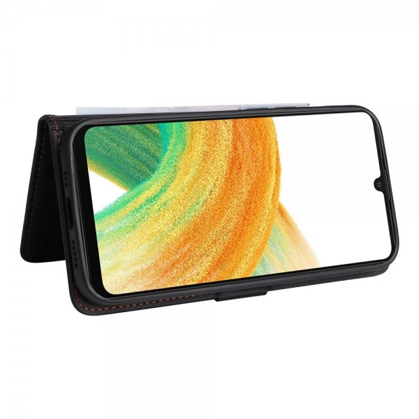 Betopnice Samsung Galaxy A33 5G Etui Avtagbart Deksel 005 Svart