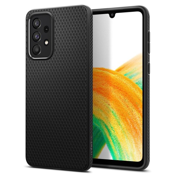 Spigen Samsung Galaxy A33 5G Deksel Liquid Air Matte Black