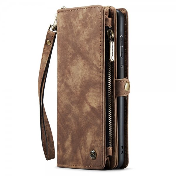 CaseMe Samsung Galaxy A34 5G Etui 008 Series Avtakbart Deksel Brun