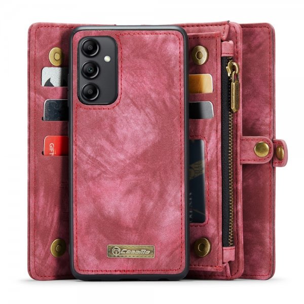 CaseMe Samsung Galaxy A34 5G Etui 008 Series Avtakbart Deksel Rød