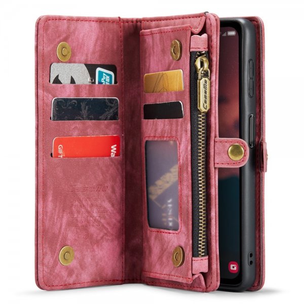 CaseMe Samsung Galaxy A34 5G Etui 008 Series Avtakbart Deksel Rød