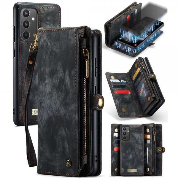 CaseMe Samsung Galaxy A34 5G Etui 008 Series Avtakbart Deksel Svart