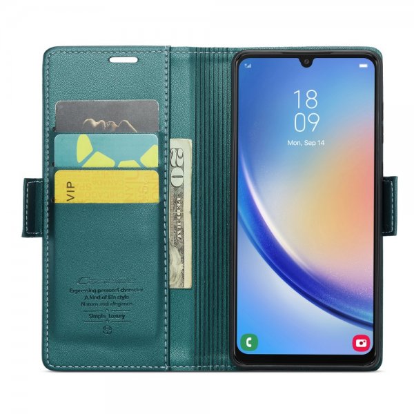 CaseMe Samsung Galaxy A34 5G Etui 023 Series Grønn