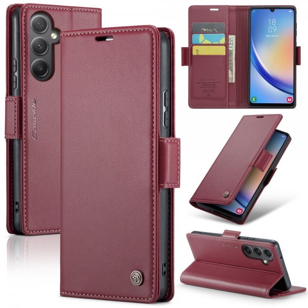 CaseMe Samsung Galaxy A34 5G Etui 023 Series Rød