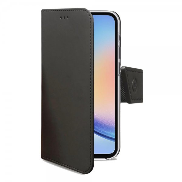 Celly Samsung Galaxy A34 5G Etui Wally Wallet Case Svart