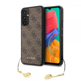 Guess Samsung Galaxy A34 5G Deksel 4G Charms Brun