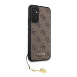 Guess Samsung Galaxy A34 5G Deksel 4G Charms Brun