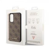 Guess Samsung Galaxy A34 5G Deksel 4G Charms Brun