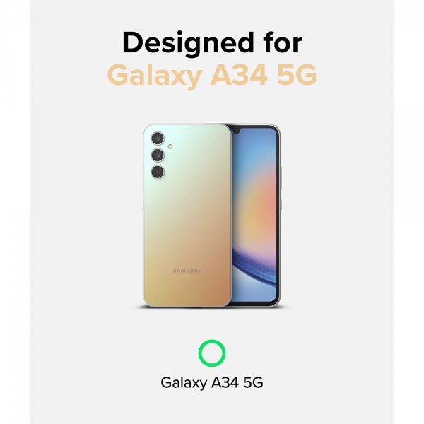 Ringke Samsung Galaxy A34 5G Deksel Fusion Card Clear