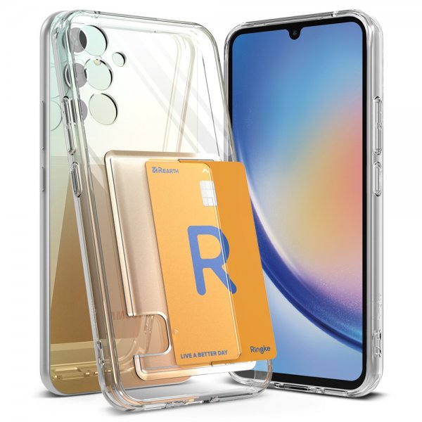 Ringke Samsung Galaxy A34 5G Deksel Fusion Card Clear