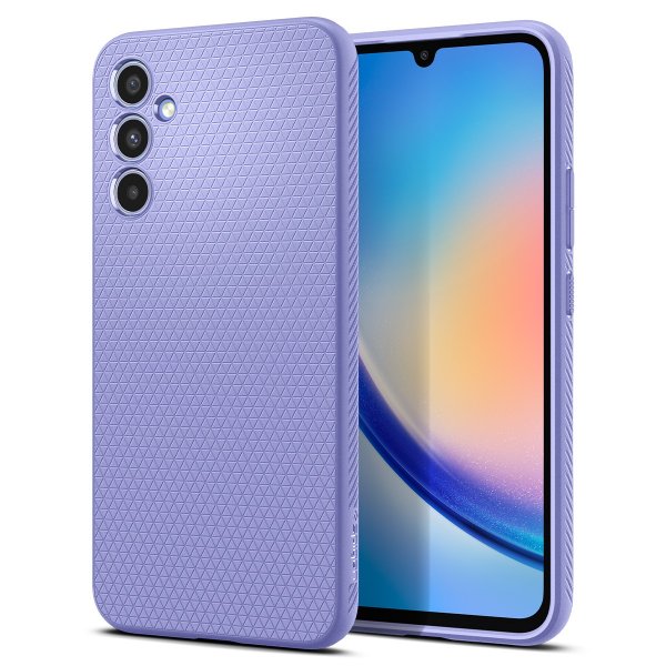 Spigen Samsung Galaxy A34 5G Deksel Liquid Air Awesome Violet
