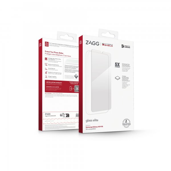 Zagg InvisibleShield Samsung Galaxy A34 5G Skjermbeskytter Glass Elite
