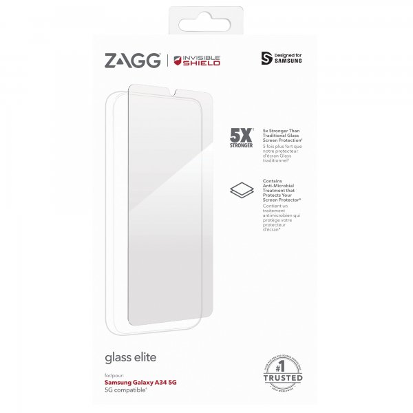 Zagg InvisibleShield Samsung Galaxy A34 5G Skjermbeskytter Glass Elite