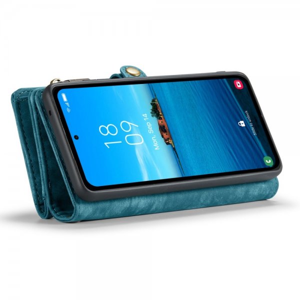 CaseMe Samsung Galaxy A35 Etui 008 Series Avtakbart Deksel Blå