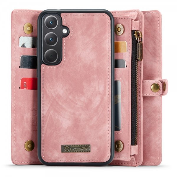 CaseMe Samsung Galaxy A35 Etui 008 Series Avtakbart Deksel Rosa