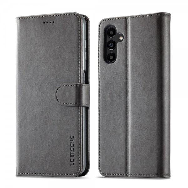 Lc.Imeeke Samsung Galaxy A35 Etui med Kortlomme stativfunksjon Grå