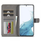 Lc.Imeeke Samsung Galaxy A35 Etui med Kortlomme stativfunksjon Grå