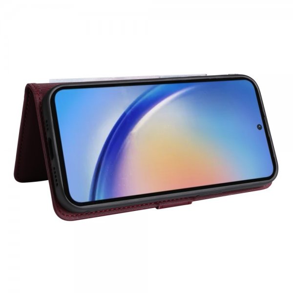 Betopnice Samsung Galaxy A35 Etui Avtagbart Deksel 005 Rød