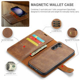 Dg.Ming Samsung Galaxy A35 Etui Avtagbart Deksel Brun
