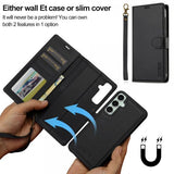 Lc.Imeeke Samsung Galaxy A35 Etui Avtagbart Deksel L2 Series MagSafe Svart
