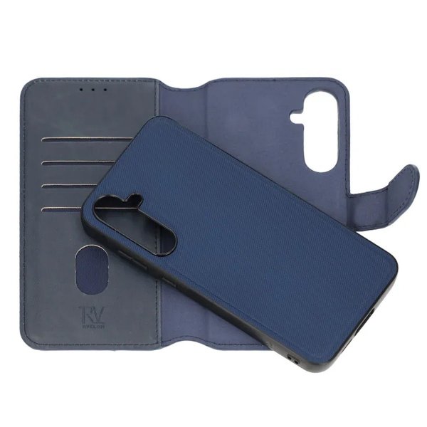 Rvelon Samsung Galaxy A35 Etui Detachable Wallet Case Blå